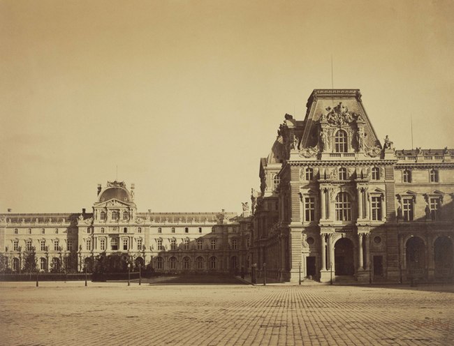 Gustave Le Gray (French, 1820 - 1884) 'Mollien Pavilion, the Louvre' 1859