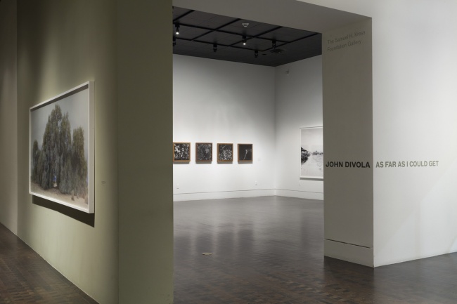 Installation view of 'John Divola: As Far As I Could Get' at the Los Angeles County Museum of Art (LACMA)