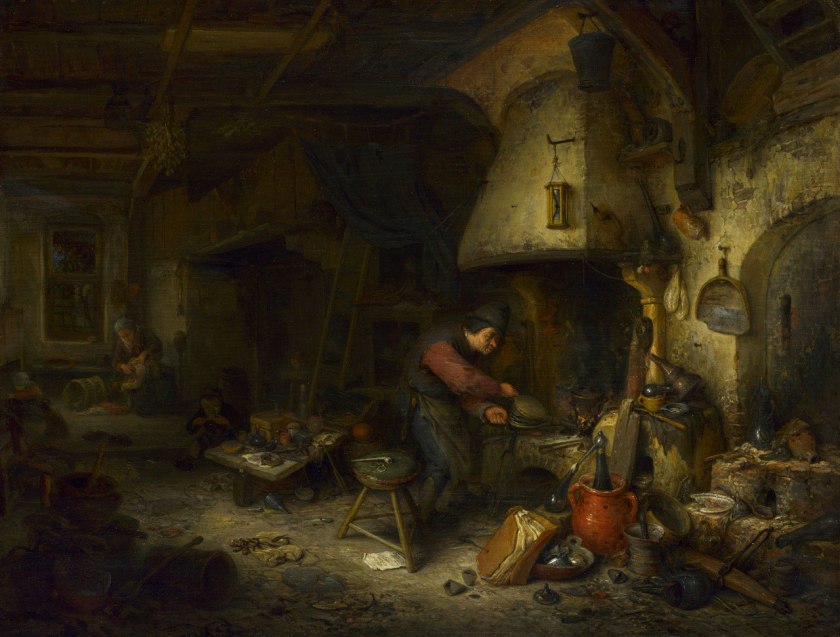 Adriaen van Ostade. 'The Alchemist' 1661