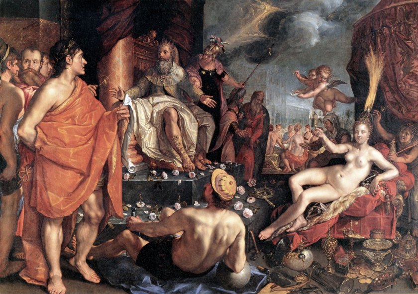 Hendrick Goltzius. 'Allegory of the Arts' 1611