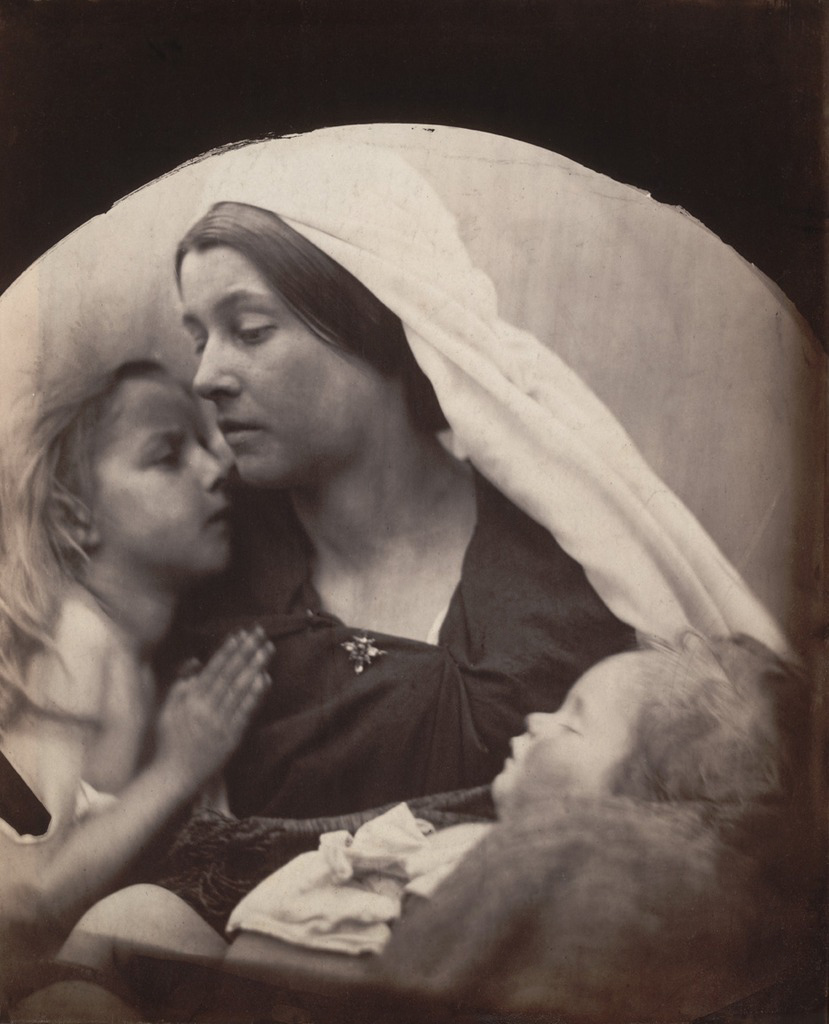 Julia Margaret Cameron (British, 1815-1879) 'Madonna with Children' 1864