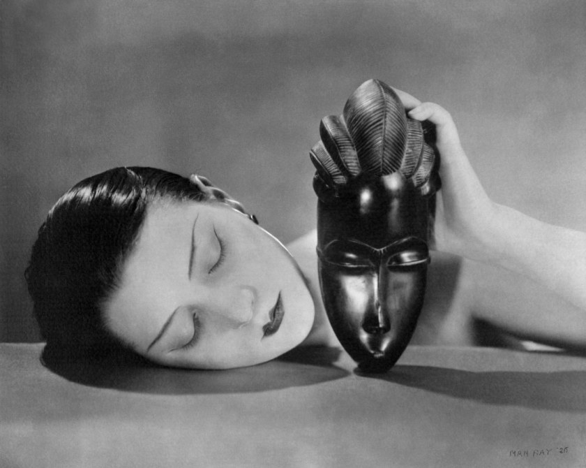 Man Ray (1890-1976) 'Kiki with African mask' 1926