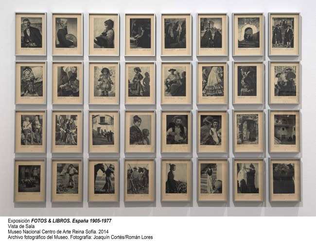 Installation photographs of the exhibition 'photobooks. Spain 1905-1977' at the Museo Nacional Centro de Art Renia Sofia 