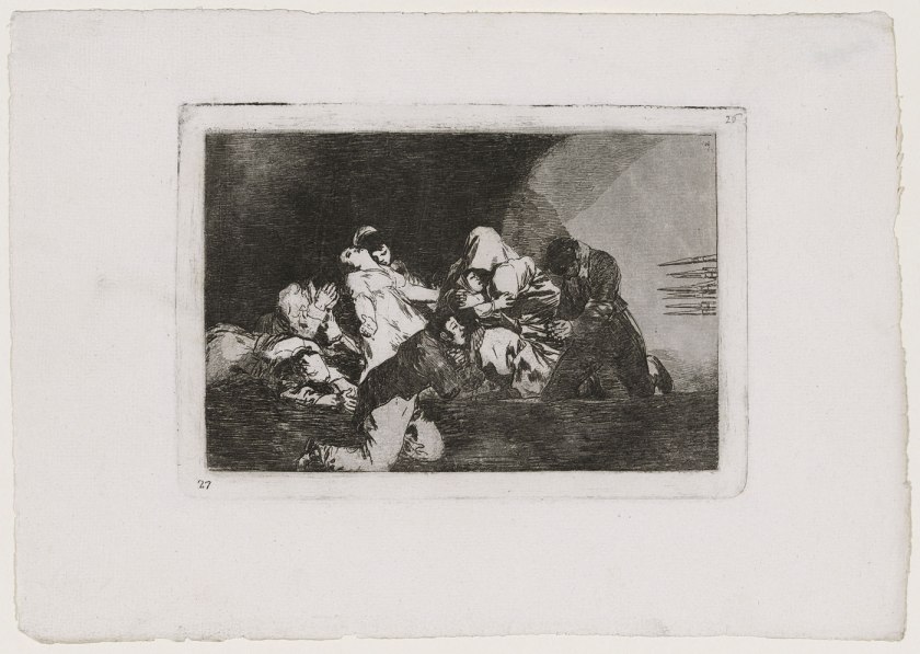 Francisco Goya (Spanish, 1746–1828) 'One Can't Look (No se puede mirar), Disasters of War 26' c. 1811–12