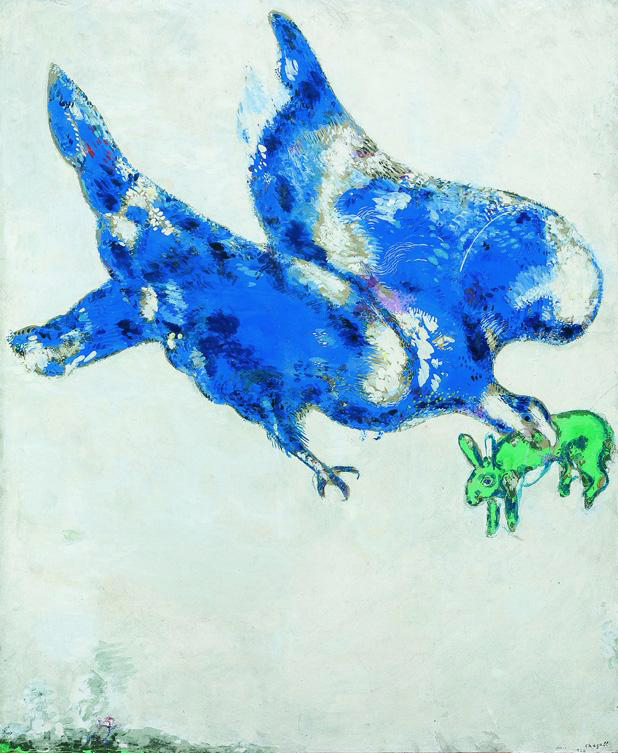Marc Chagall. 'L'aquila e lo scarabeo' 1926 