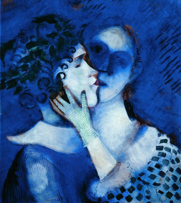 Marc Chagall. 'Blue Lovers' 1914