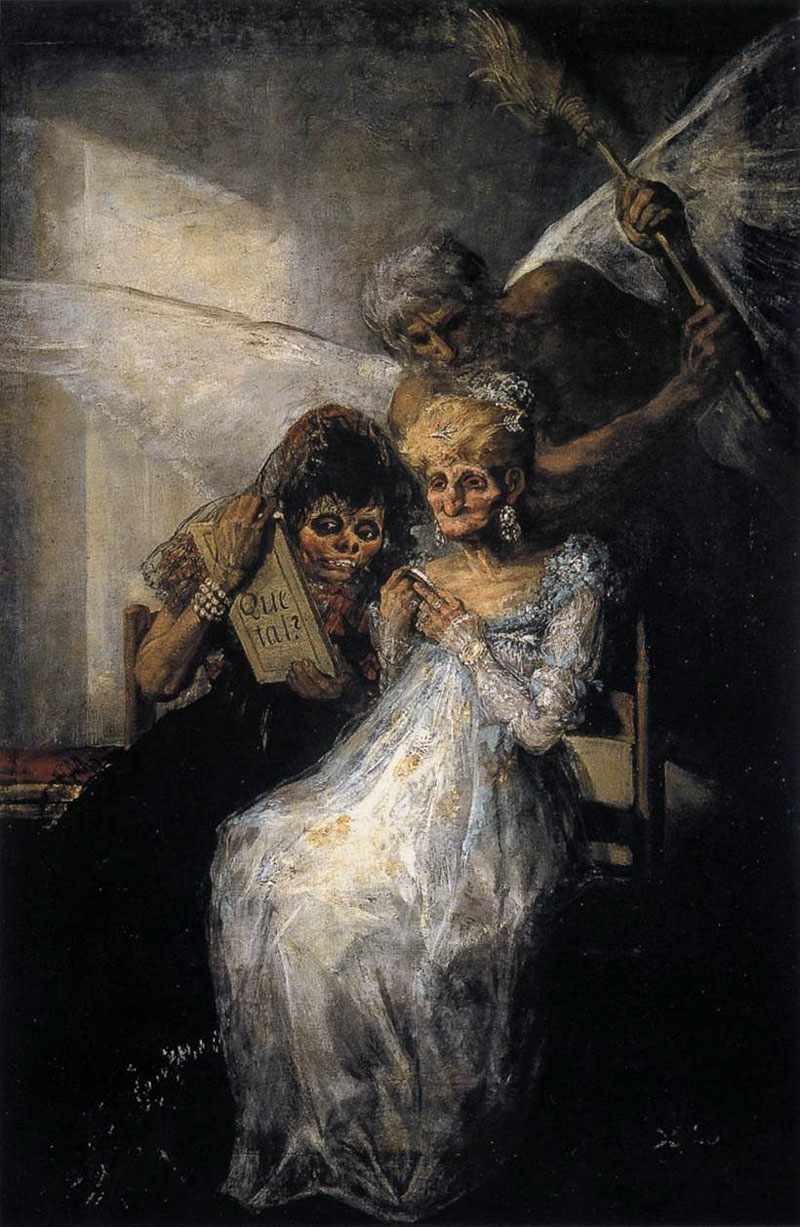 Francisco Goya (Spanish, 1746-1828) 'Time (Old Women)' c. 1810-12