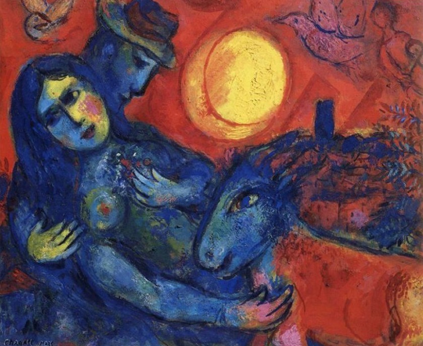 Marc Chagall. 'Big Sun' 1958