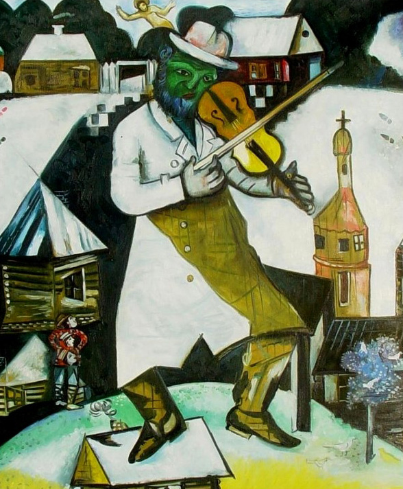 Marc Chagall. 'The Fiddler' 1912