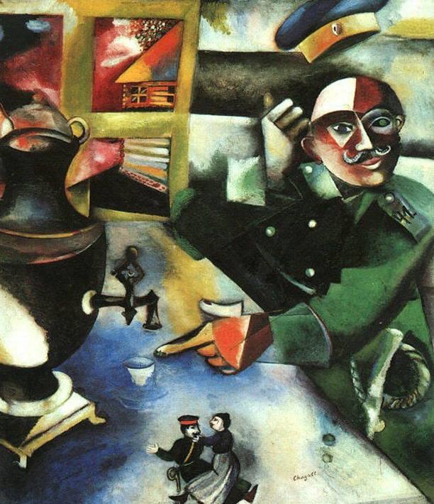 Marc Chagall. 'The Soldier Drinks' 1911