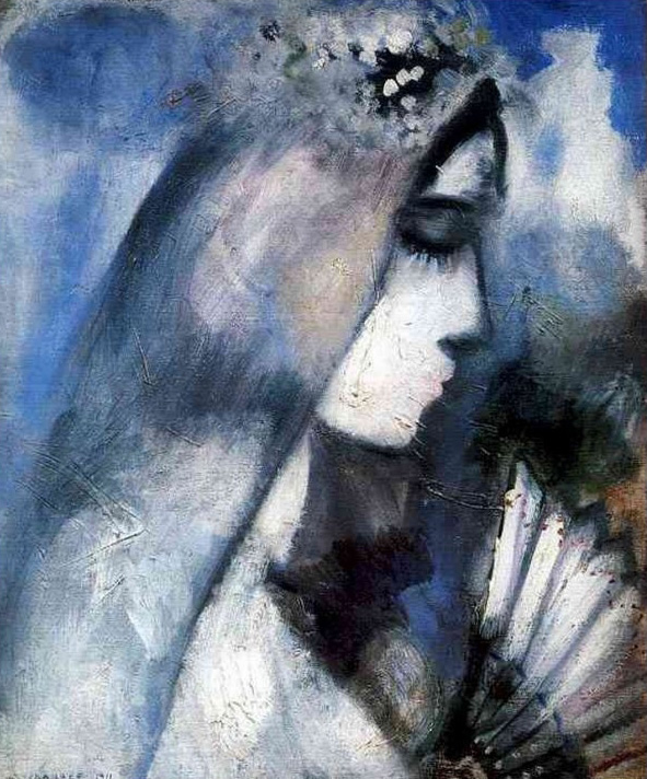 Marc Chagall. 'Bride with Fan' 1911
