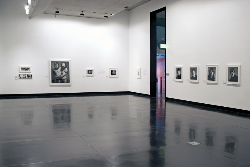 Installation photograph of the exhibition 'Richard Avedon People' at The Ian Potter Museum of Art, Melbourne, February 2015