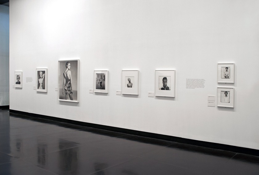 Installation photograph of the exhibition 'Richard Avedon People' at The Ian Potter Museum of Art, Melbourne, February 2015