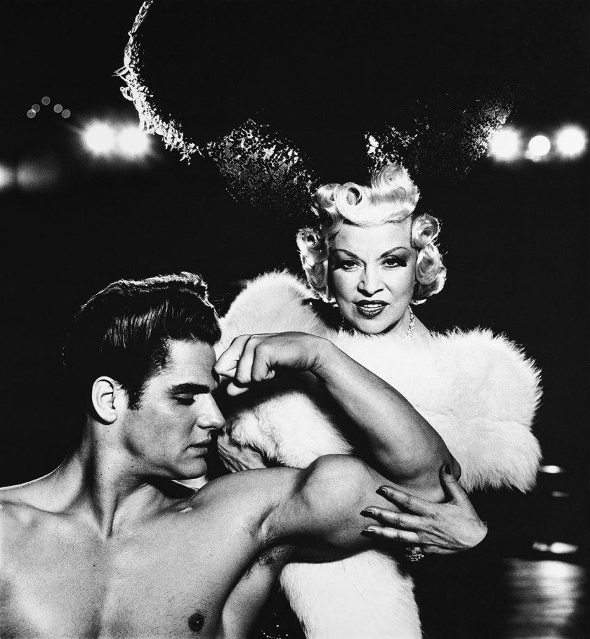 Richard Avedon. 'Mae West, actor, with Mr. America, New York' 1954
