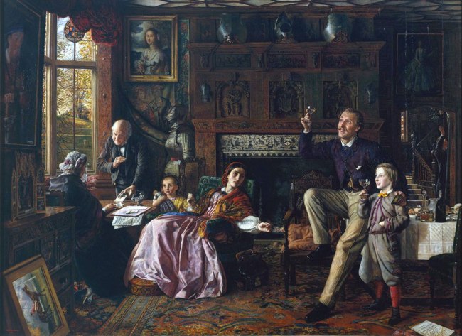 Robert Braithwaite Martineau. 'The Last Day in the Old Home' 1862