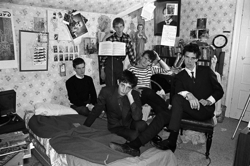Peter Milne. 'Boys Next Door first photo session after Rowland joined. Nick's bedroom, Caulfield' c. 1978