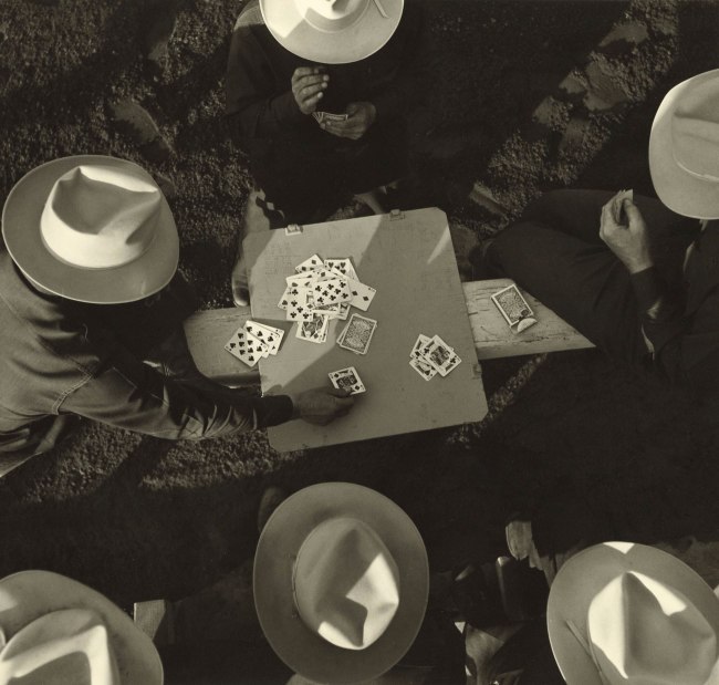 Max Yavno. 'Card Players, Los Angeles, California' 1949