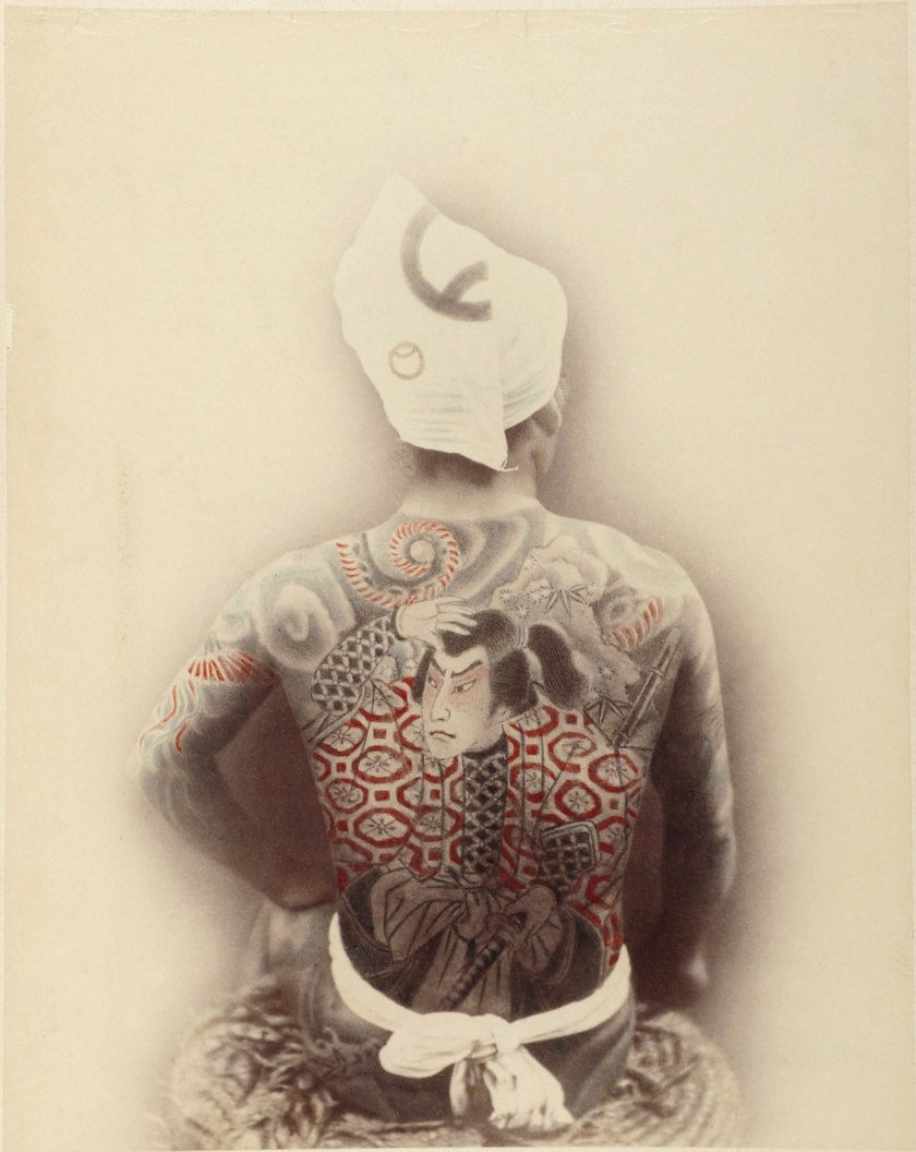 Unknown artist. 'Tattooed Man' 1880-1890