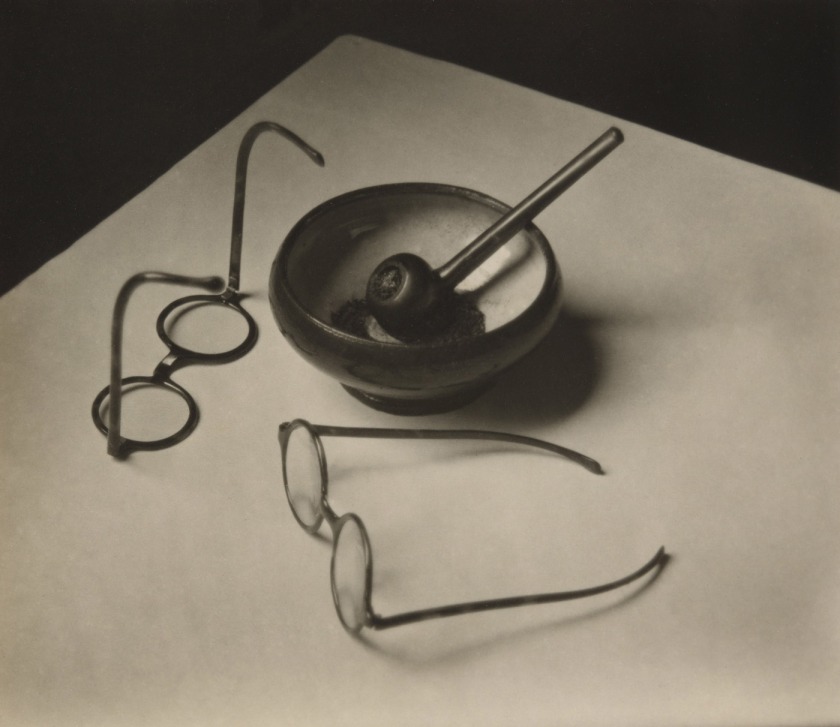 André Kertész. 'Mondrian's Glasses and Pipe' 1926