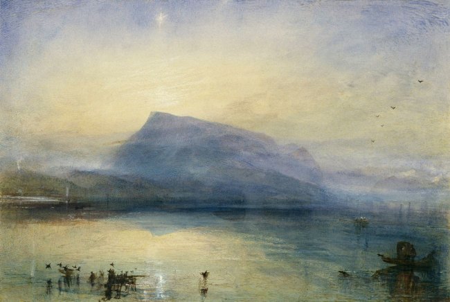 Joseph Mallord William Turner (British, 1775-1851) 'The Blue Rigi, Sunrise' 1842