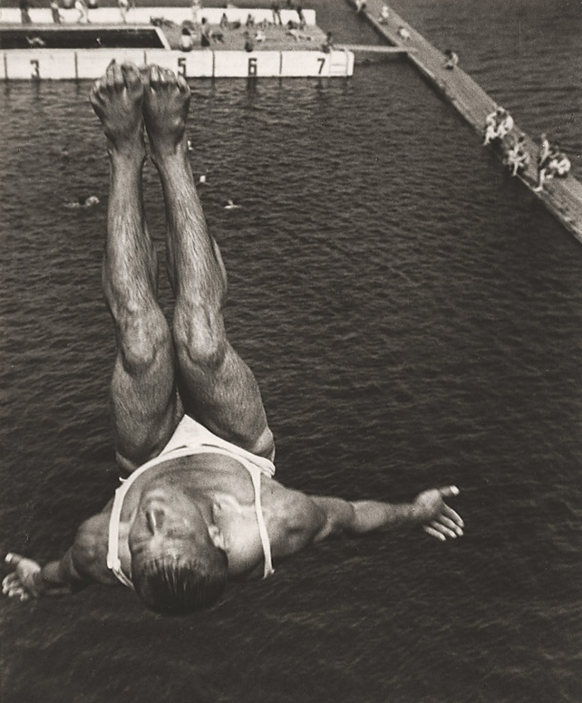 Aleksandr Rodchenko. 'Dive' (Pryzhok v vodu) 1934 