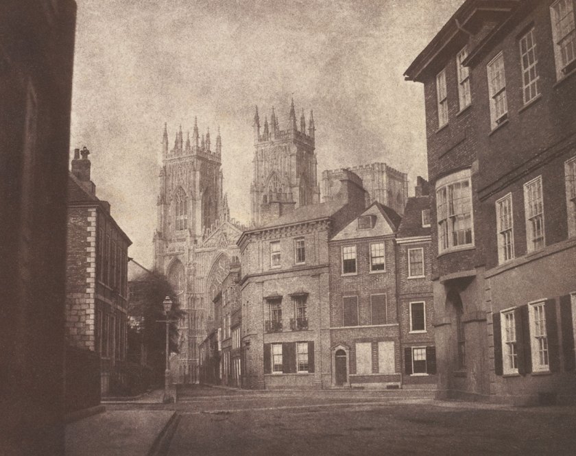 William Henry Fox Talbot. 'A Scene in York: York Minster from Lop Lane' 1845