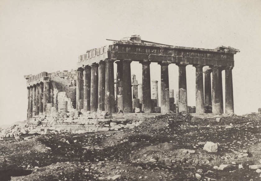 Eugene Piot. 'Le Parthénon de l'Acropole d'Athens' 1852