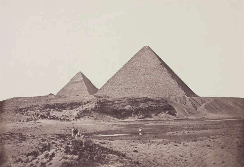 James Robertson and Felice Beato. 'Pyramids at Giza' 1857