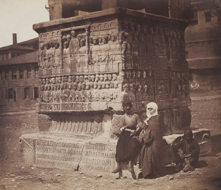James Robertson. 'Base of the Obelisk of Theodosius, Constantinople' 1855