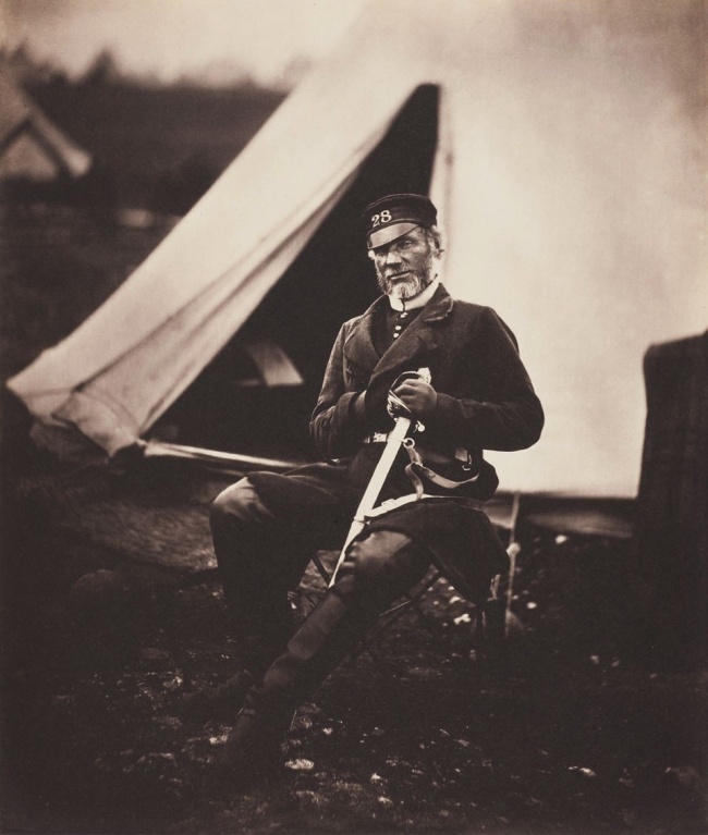 Roger Fenton. 'Captain Mottram Andrews, 28th Regiment (1st Staffordshire) Regiment of Foot' 1855
