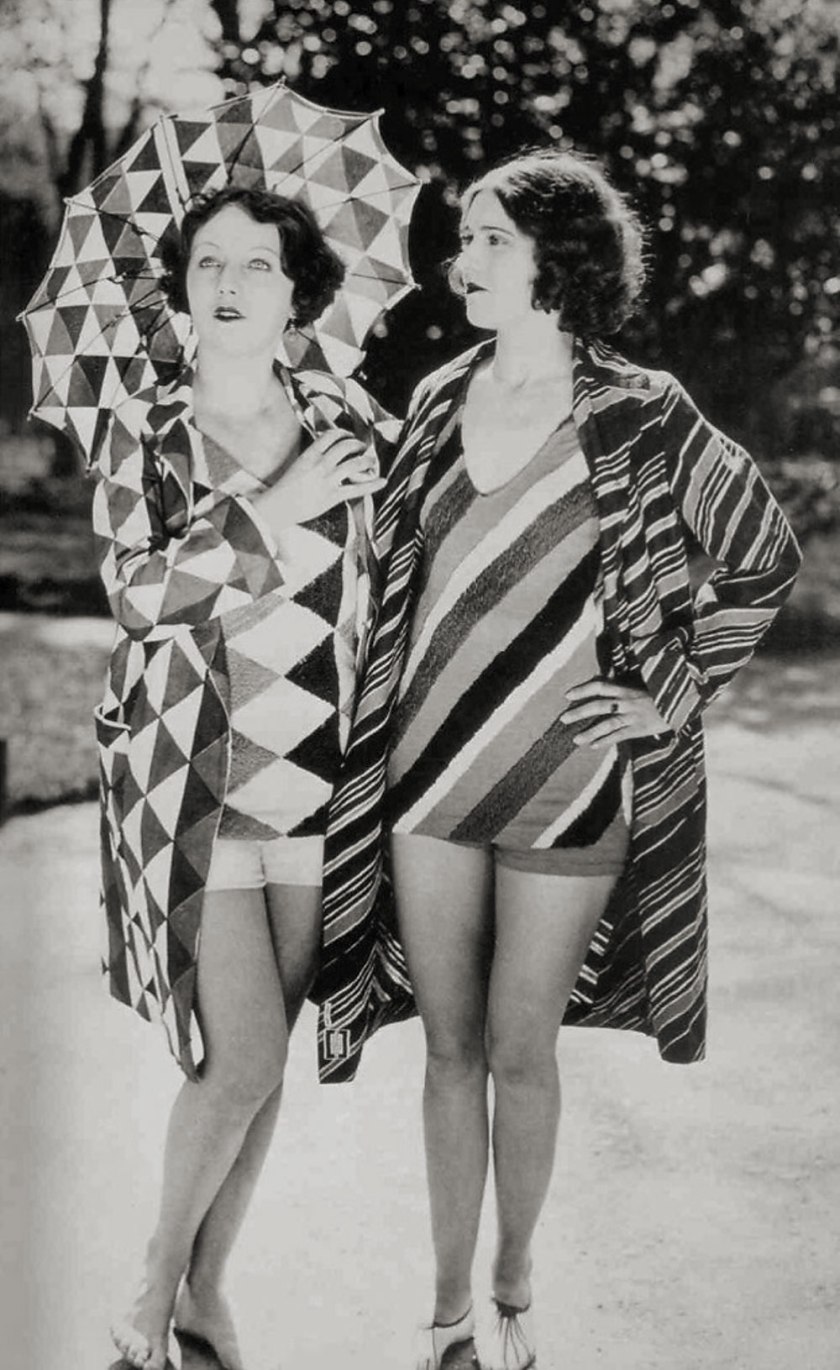 Bathing suits designed by Delaunay, c. 1920s