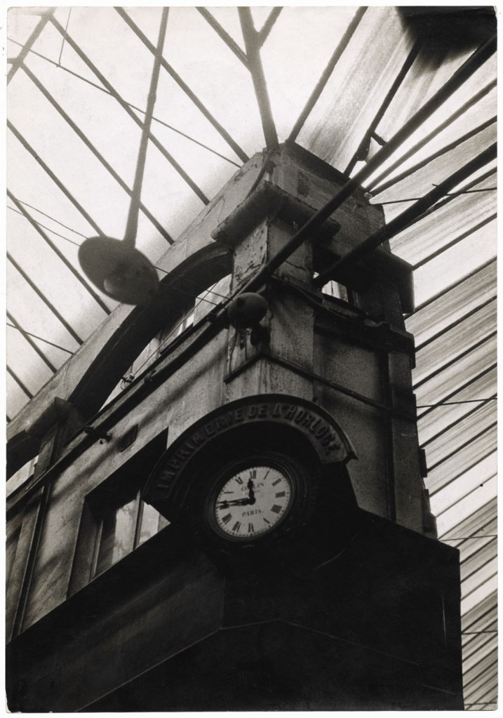 Germaine Krull. 'Ancient architecture: printing house Clock' 1928