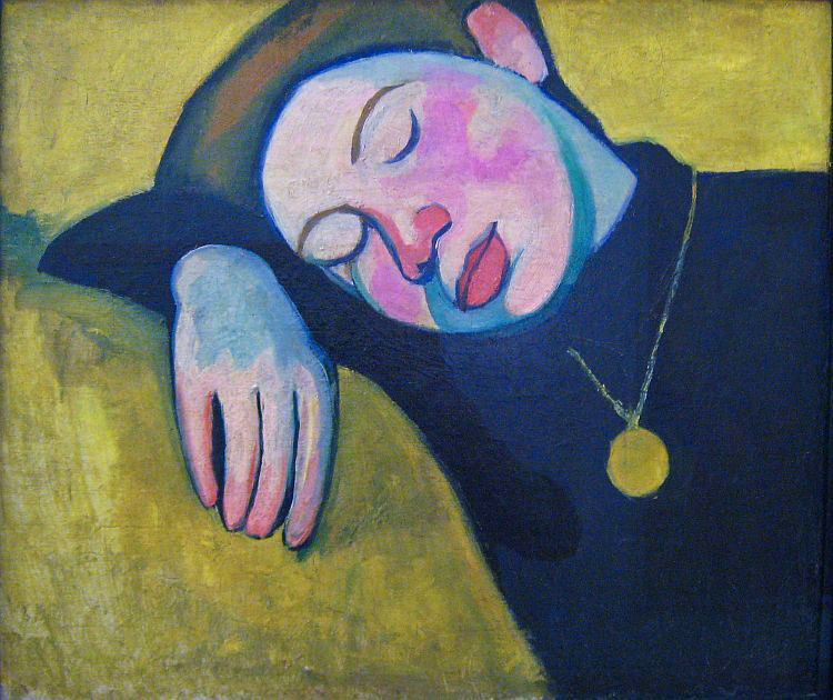 Sonia Delaunay. 'Sleeping girl' 1907