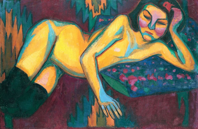 Sonia Delaunay. 'Yellow Nude' 1908