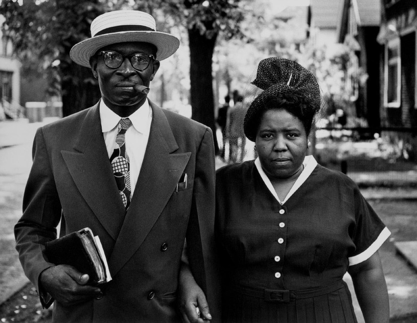 Gordon Parks. 'Husband and Wife, Sunday Morning, Detroit, Michigan' 1950