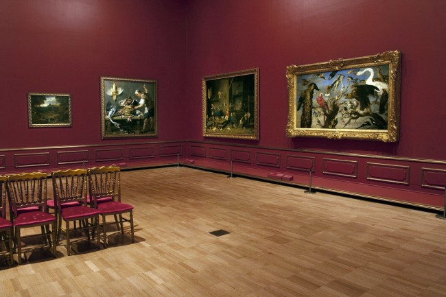 Installation view of room 7 of the exhibition 'Masterpieces from the Hermitage: The Legacy of Catherine the Great' at NGV International, Melbourne