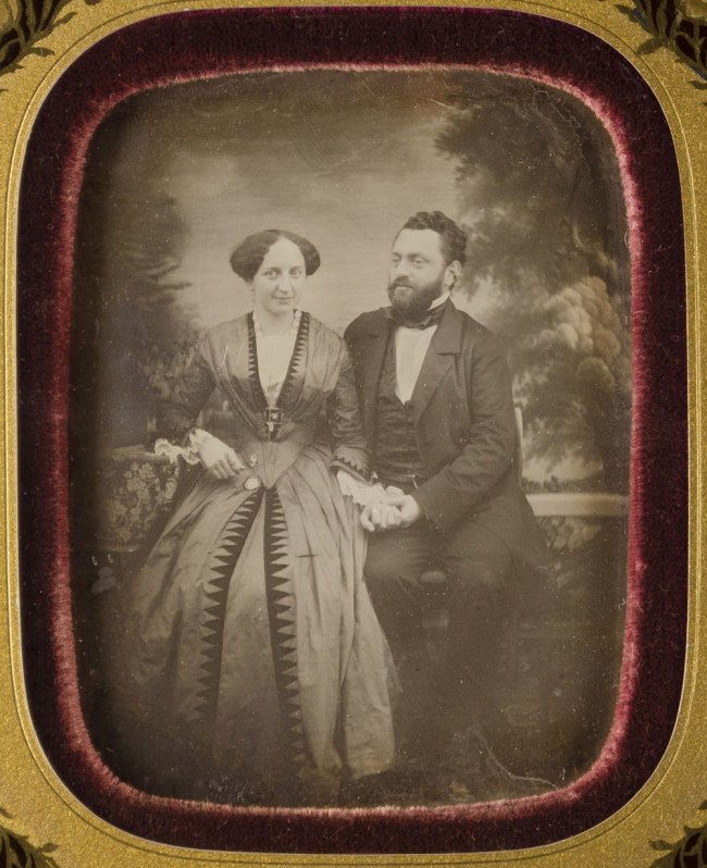 Carl Ferdinand Stelzner. 'Unknown couple' 1830-1880 (detail)