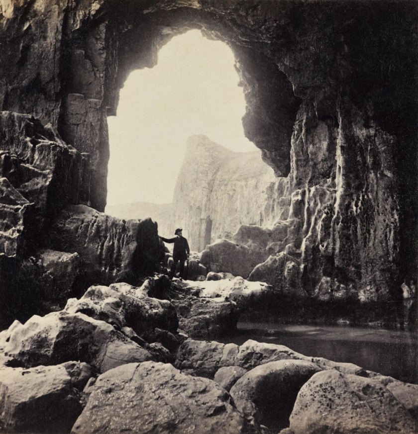 Francis Bedford. 'Lydstep - the Natural Arch' 1860s