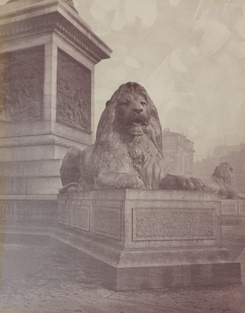 Unknown photographer. 'Trafalgar Square' c. 1867