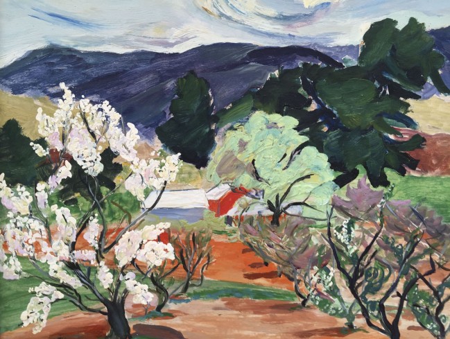 Lina Bryans. 'Plum Tree' 1947 (detail)