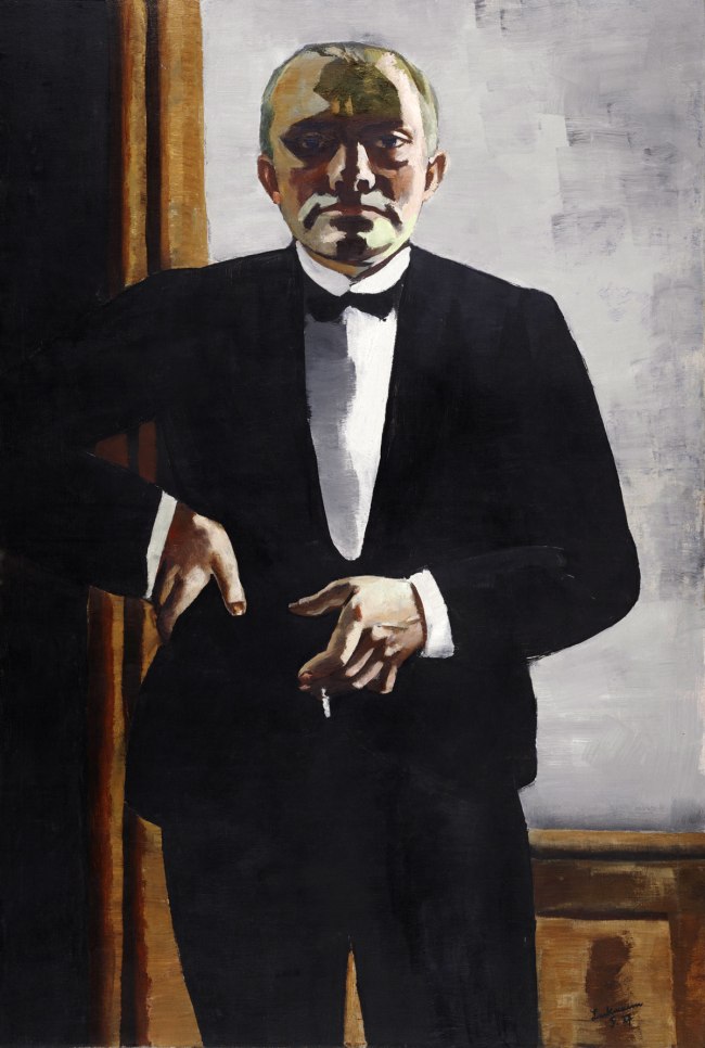 Max Beckmann Self-Portrait in Tuxedo (Selbstbildnis im Smoking), 1927