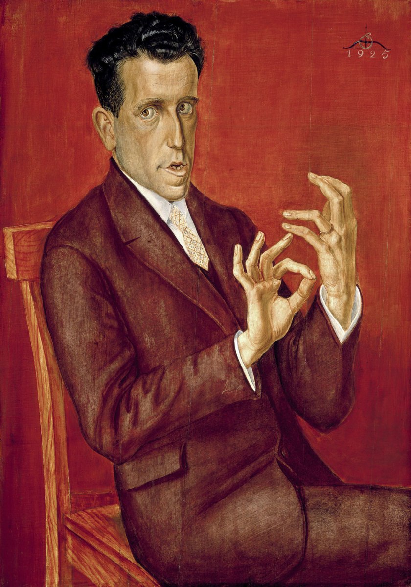 Otto Dix Portait of the Lawyer Hugo Simons (Porträt des Rechtsanwalts Hugo Simons), 1925