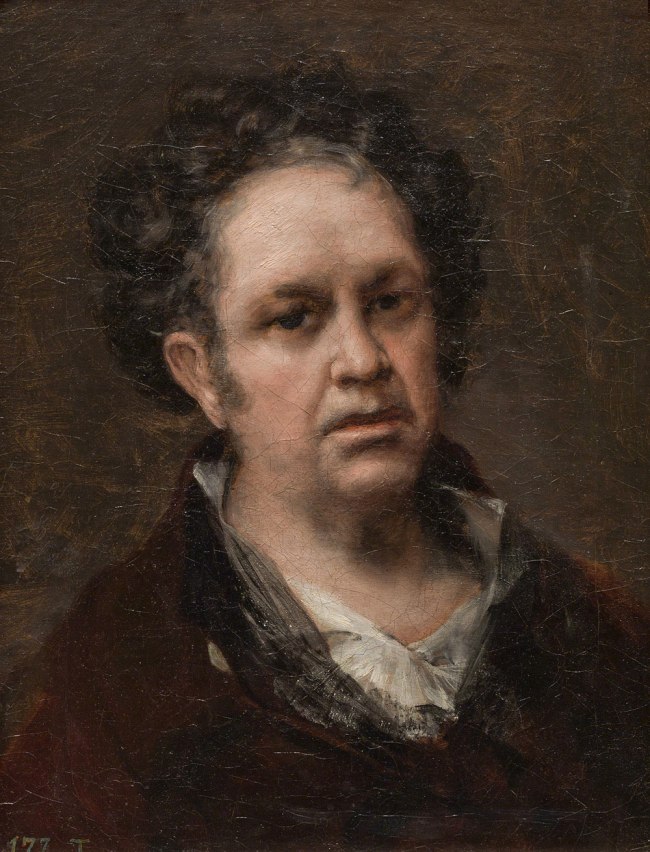 Francisco de Goya. 'Self Portrait' 1815