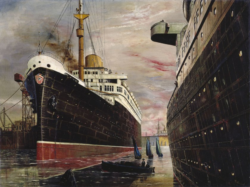 Franz Radziwill (German, 1895-1983) 'The Harbor II' (Der Hafen II), 1930