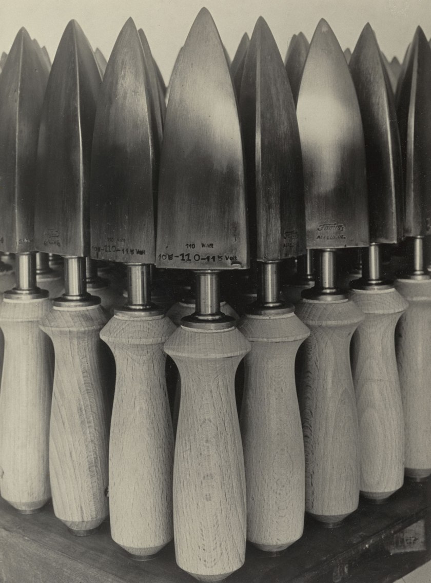 Albert Renger-Patzsch (German, 1897-1966) 'Flatirons for Shoe Manufacture, Fagus Factory' (Bügeleisen für Schuhfabrikation, Fagus-Werk, Alfeld) 1926