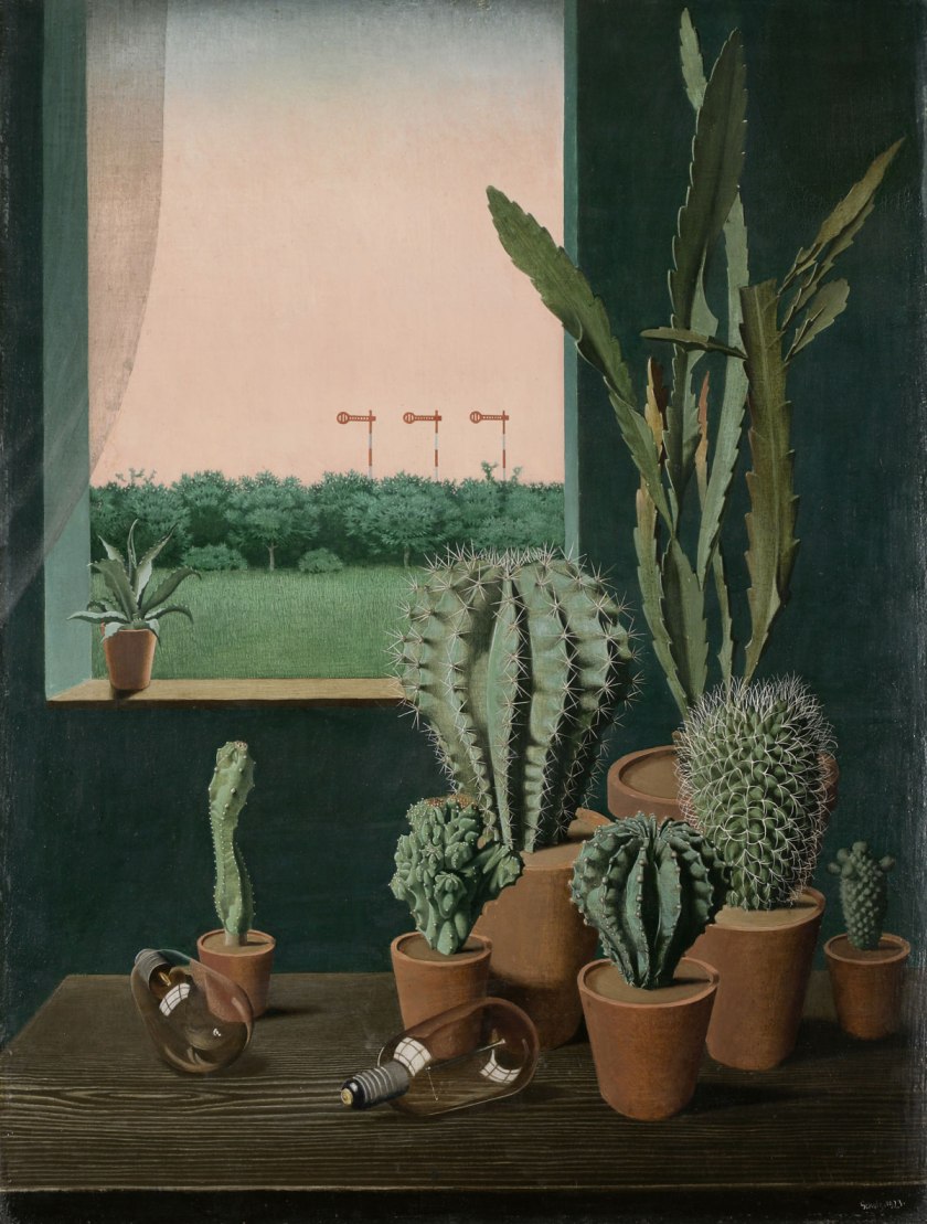 George Scholz Cacti and Semaphore (Kakteen und Semaphore), 1923