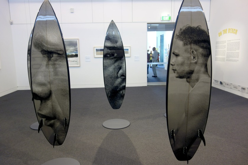 Vernon Ah Kee (Australian, b. 1967; Kuku Yalandji, Waanji, Yidinji and Gugu Yimithirr) 'cantchant' 2007-2009 (installation view detail)