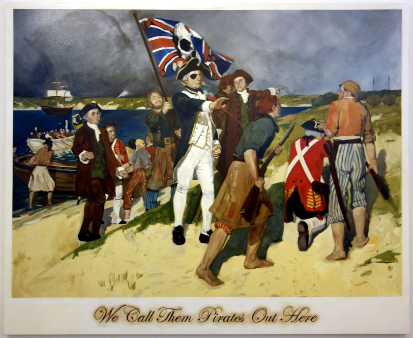 Daniel Boyd (b. 1982) 'We call them pirates out here' 2006