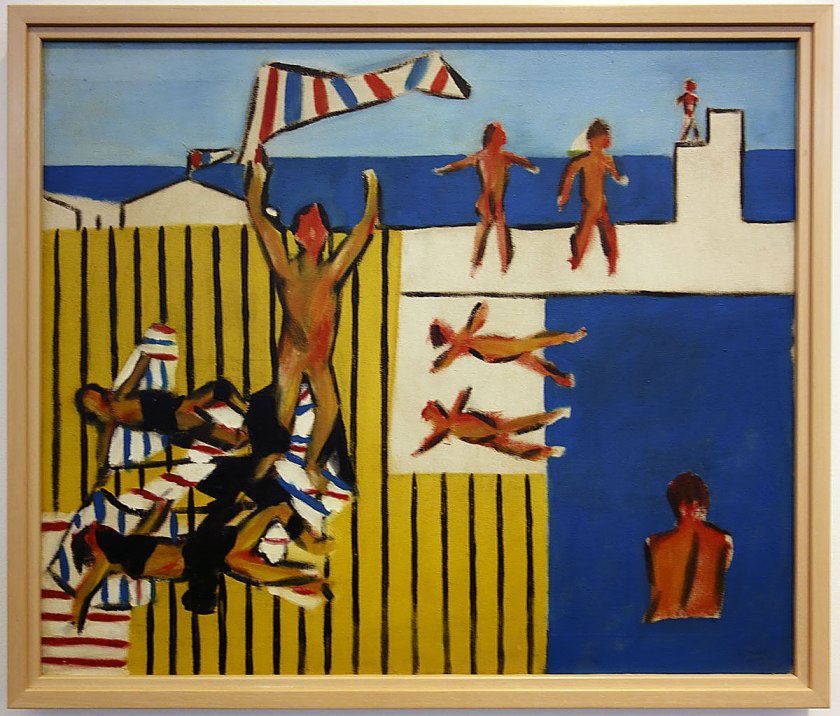 Sidney Nolan (Australian, 1917-1992) 'Bathers' 1943 (installation view)