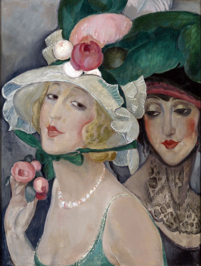Gerda Wegener. 'Two Cocottes with Hats' c. 1925